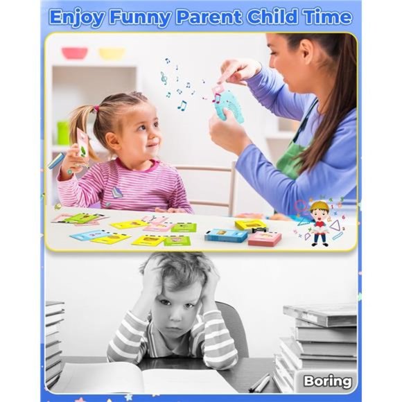 Toddler Toys for Boys2 3 4 5 YearOld Gift,Speech Therapy Toys,Talking Flash Card - Picture 2 of 6